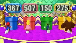 Mario Party 10 - Mario vs Peach vs Luigi vs Donkey Kong - Coin Challenge (Master Difficulty)