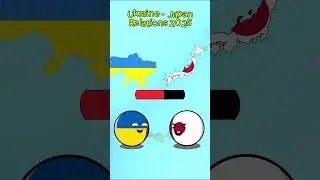Ukraine - Other Country Relations 2025  #countryballs #usa #india  #china #japan #relationship