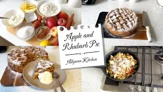 Delicious Apple and Rhubarb Pie Recipe! Perfect for you and your family! Quick and Easy recipe!