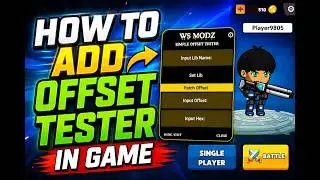How to add offset tester in game. How to add mod menu in game.#modmenututorial #tutorial #modmenu