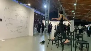 Walk as an Artist, Outtake, Live Performance by Laura Killer, @ SPARK Art Fair Vienna, 2025