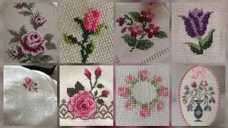 #1 Stunning & Elegant Cross stitch patterns/Charsuti Embroidery Design Ideas Hand made Embroidery