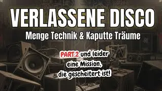 𝙇𝙊𝙎𝙏𝙋𝙇𝘼𝘾𝙀 : ALTE DISCO mit jeder menge DJ-Equipment. 💔 Brandstiftung zerstört & SPENDE zu spät!