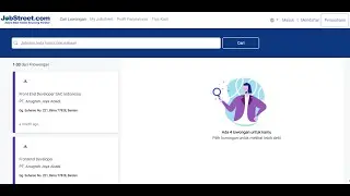 Job Street Clone CodeIgnitier 4 - Project 24