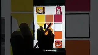 Tik Tok Drawing Tutorials #subscribe #short #shorts #drawing #naruto #procreate  #art