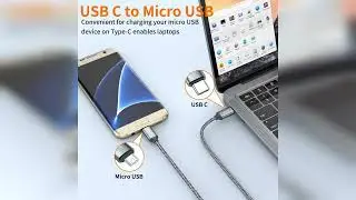 Review: JXMOX USB C to Micro USB Cable, (3.3ft 2-Pack) Type C to Micro USB Charger Cord, Suppo...