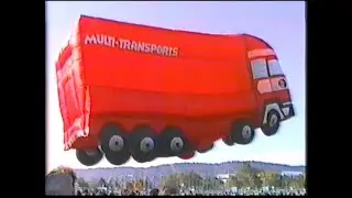 Heissluftballons bei Winterthur, Schweiz, Herbst 1989