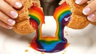 What Comes Out When You Cut This Crispy Food?