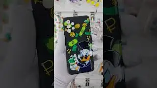Силиконовый чехол Макдак кидает бабки для Samsung Galaxy A52 / Самсунг А52
