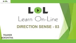 DIRECTION SENSE - 03| Basic to Advanced for SBI EXAMS(Banking) | Mokshitha | LOL