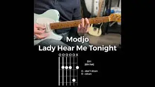 Modjo - Lady Hear Me Tonight Rhythm Electric Guitar Chords