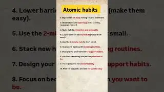 Atomic habits #motivation #yourmotivation