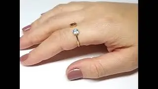 JT001327 - Anel Ouro 18k &Aacute;gua Marinha e Turmalina