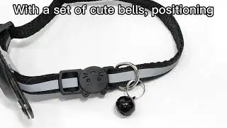 Reflective Cat & Dog Collar with Breakaway Buckle & Bell