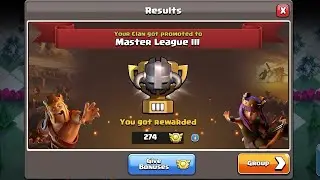 Getting Promoted to MASTERS III in CLASH OF CLANS April CWL Ft.@DarkLegendsnoobs#clashofclans