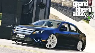 GTA V ROLE DE PATRÃO FORD FUSION NA FIXA COM SOM NA MANSÃO