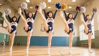 元気が湧くチアリーダー応援パフォーマンス ┃ Cheerleader Performance That Lifts Your Spirits