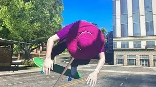 Bad clip (my first semi- good trickline clip) (scrapped clip from my rise skateboarding trickline)