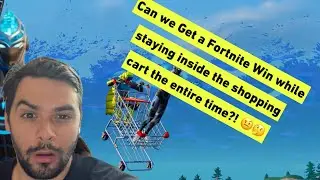 Fortnite Shopping Cart Challenge: Can We Win Without Leaving The Cart?
