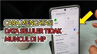 CARA MENGATASI DATA SELULER TIDAK MUNCUL DI HP