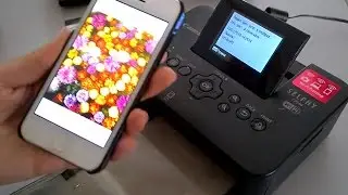 Демо: беспроводная печать на принтер Canon CP910
