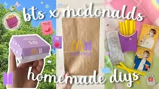 BTS Meal Diy Merch (Since I Didn&rsquo;t Get the Packaging 🥲) BTS x McDonalds!