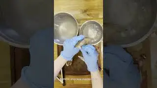 Shell ON Razor Clam Cleaning | WT Seafood #shorts