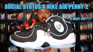 SOCIAL STATUS X NIKE AIR PENNY 2 BLACK REVIEW