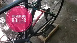 Home made roller gamit ang old hubs.