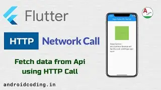 Flutter HTTP implementation | HTTP network call | Source code in description | flutter coding