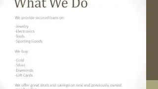 Loan Star Pawn and Jewelry Franchise Overview