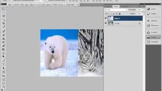como fusionar 2 imagenes tutorial photoshop CS5