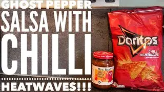 Mrs Renfro's GHOST PEPPER Salsa With Doritos Chilli Heatwave Corn Chips Review