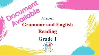 Grammar and English Reading | Grade 1 | Ages 6-7 | IM learning studio