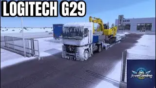ETS 2 SNOW Realistic Gameplay 4K. [Steering Wheel] [RTX 5080, İ7 14700 KF] Kar Fırtınası.