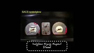 Indiglow white diamond kijang kapsul diesel #speedometerkijangkapsul #indiglowwhitediamond #indiglow