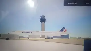 Air France Flight 4590 takeoff crash (PTFS animation) 