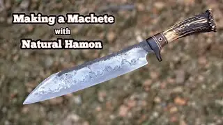 Forging a Custom Parang with Natural Hamon