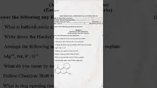 Engineering chemistry question paper 2025#exam #questionpaper #exampreparation #trendingshorts
