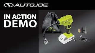 Auto Joe 24V-AJC-LTE 24-Volt* IONMAX Cordless Portable Air Compressor W/ 2.0-Ah Battery + Charger