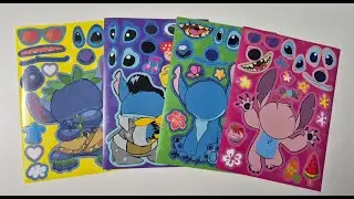 ASMR Sticker Stitch Mix and Match Sticker Set #asmr #rainbowjournal #paper #sticker #asmrvideo#asmr