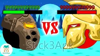 STICK FIGURE GRIFFON THE GREAT VS GOLDEN SPEARTON GIANT | Stick War Legacy Mod | Stick3Apk
