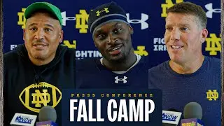 Chris Ash, Running Backs Press Conference | Notre Dame Football
