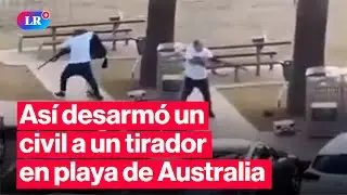 Civil desarma a terrorista y evita masacre en playa de Australia #lr