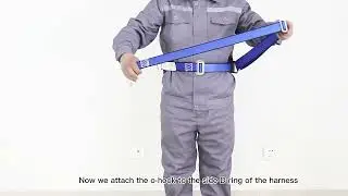 Retractable Pole Climbing Safety Harness #harness #climbing