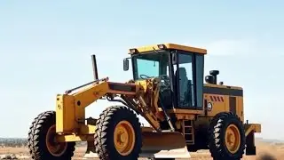 MOTOR GRADER PUSHING A PILE OF PINE 🌲 & LEAVES 🍂