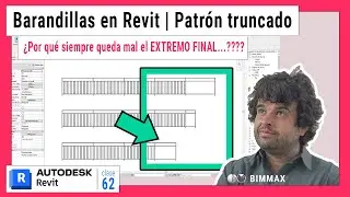 BARANDILLAS en REVIT ✅ Opción: PATRÓN TRUNCADO para que ningún diseño te falle