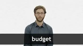 How to pronounce BUDGET in French