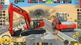 Modern JCB Driving Simulator 3D 2026 | New Road Construction Games Android Gameplay