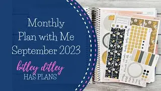 Monthly Plan with Me | Plum Paper Vertical Columns | Ft. Orange Umbrella Co.